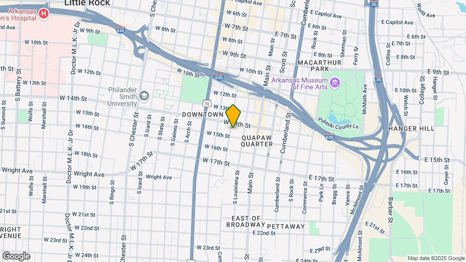 1415 Center St Mapa y Detalles de la Ubicación