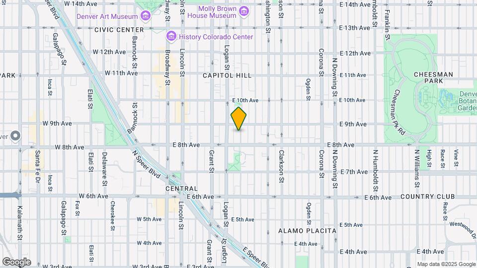 855 Pennsylvania St-Unit -405 Map and Location Details