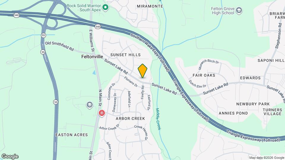 114 Ridge Lake Dr Map and Location Details