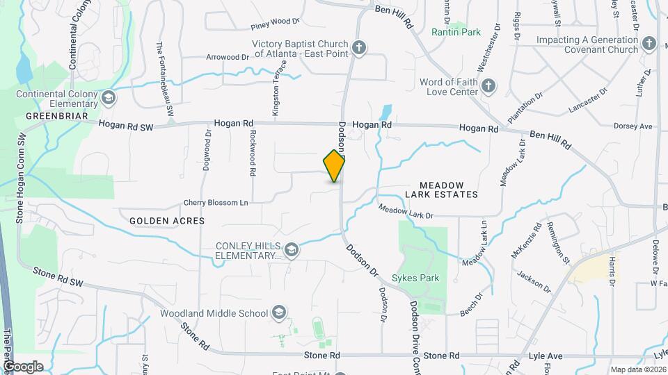 2971 Dodson Dr Map and Location Details