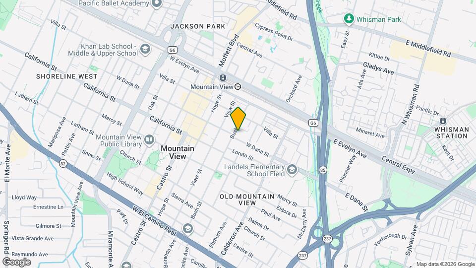 279 Bush St Map and Location Details