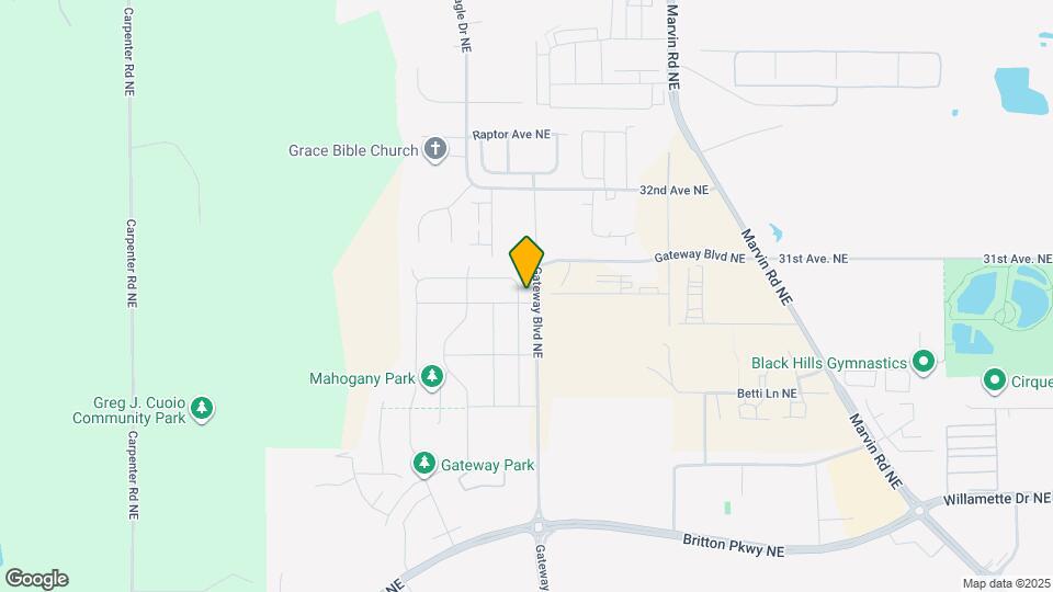 3006 Mahogany St NE Map and Location Details