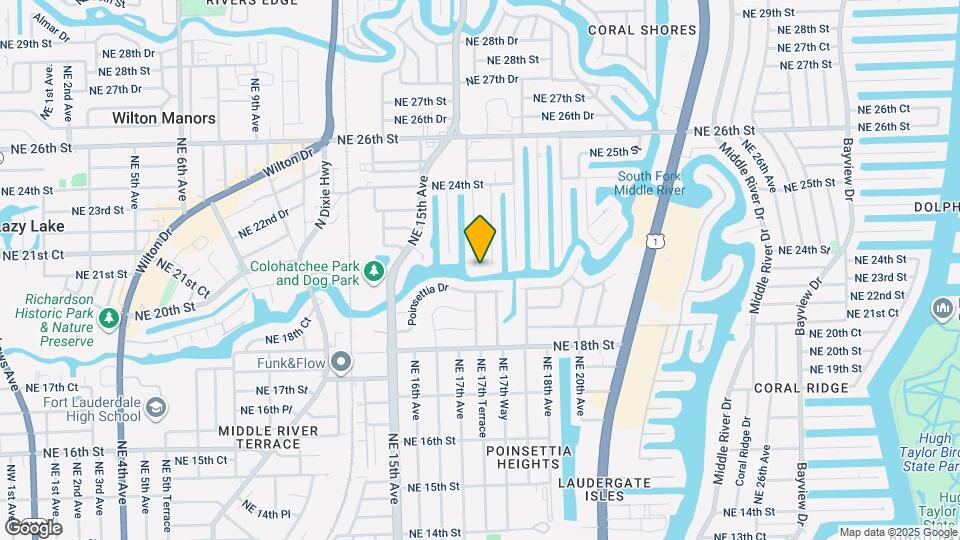 2106 NE 16th Ave Map and Location Details