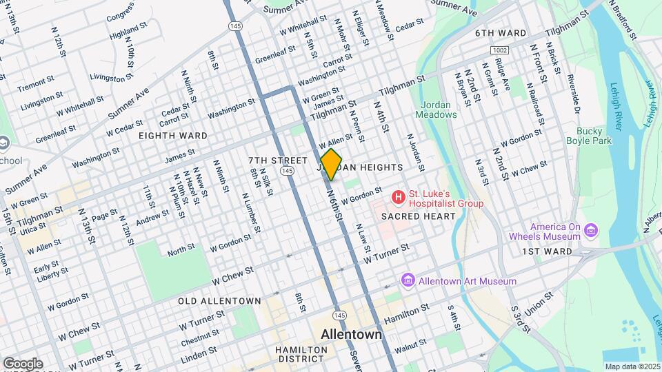 435 N 6th St Mapa y Detalles de la Ubicación