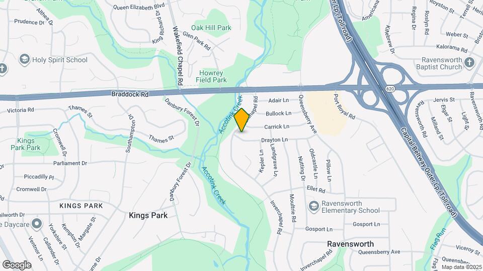 8140 Drayton Ln Map and Location Details