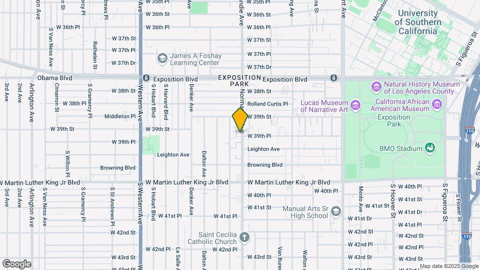 3925 Normandie Ave Mapa y Detalles de la Ubicación