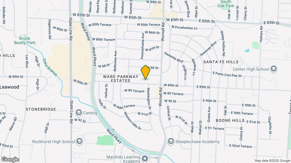 508 W 89th St Map and Location Details