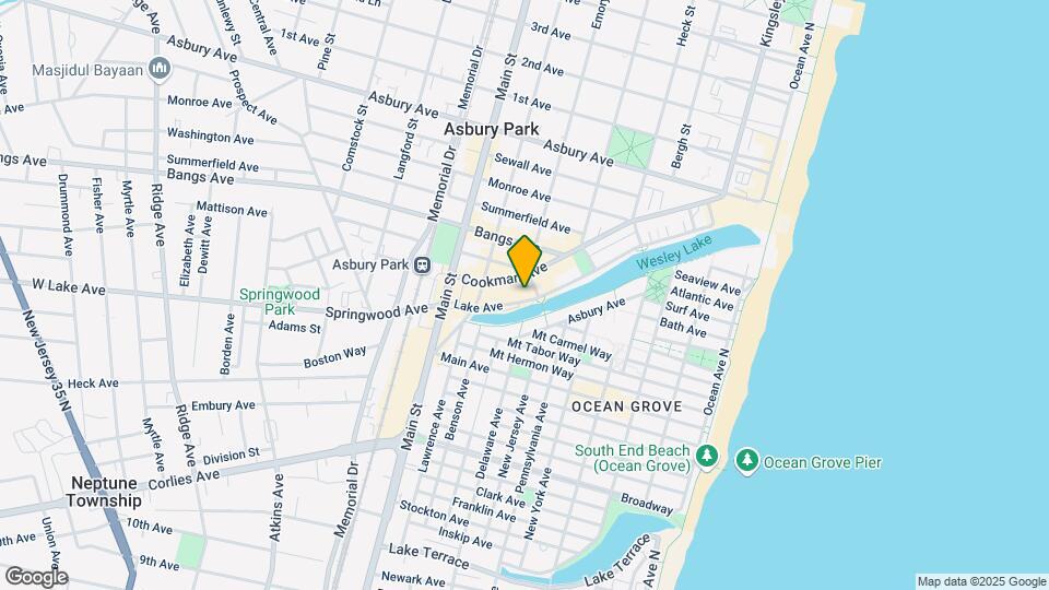 603 Lake Ave Map and Location Details