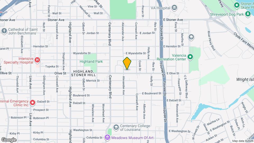 112 E Olive St Map and Location Details