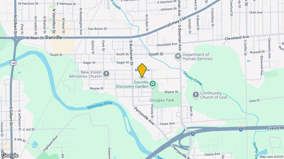 714 Commercial St Map and Location Details