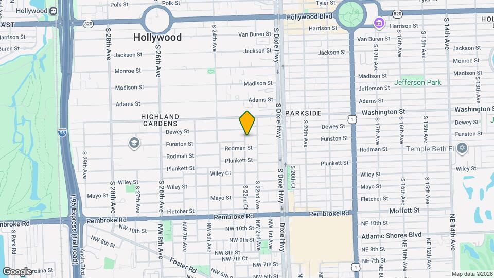 1001 S 22nd Ct Map and Location Details