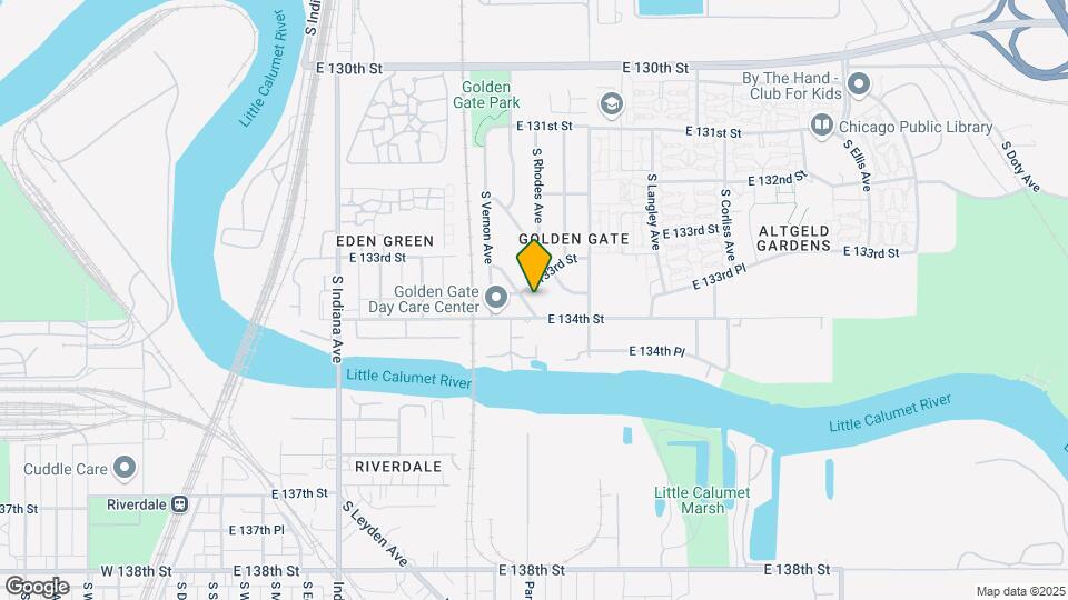 13313 S Eberhart Ave Mapa y Detalles de la Ubicación