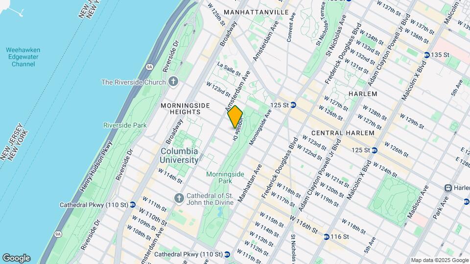 401 W 120th St Map and Location Details