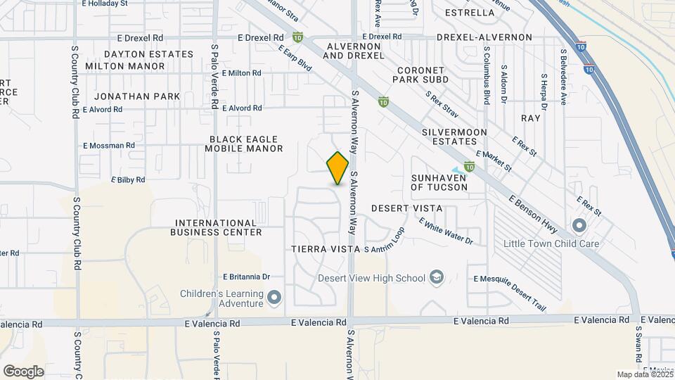 6147 S Earp Wash Ln Map and Location Details