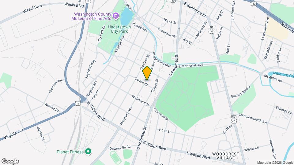 626 Maryland Ave Map and Location Details