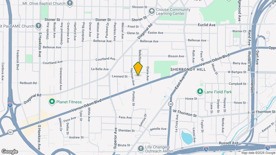 783 Leonard St Map and Location Details