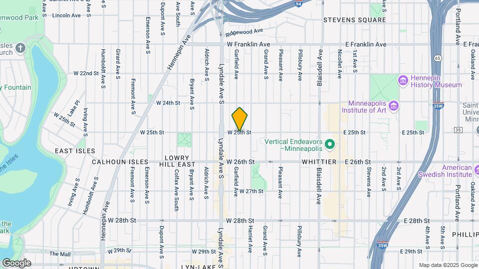 515 W 25th St Map and Location Details