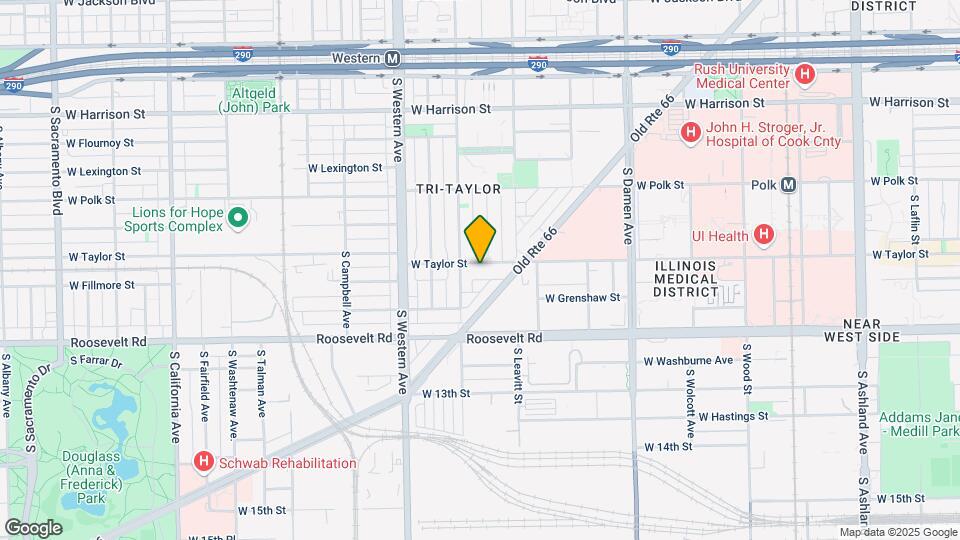 2241 W Taylor St Map and Location Details