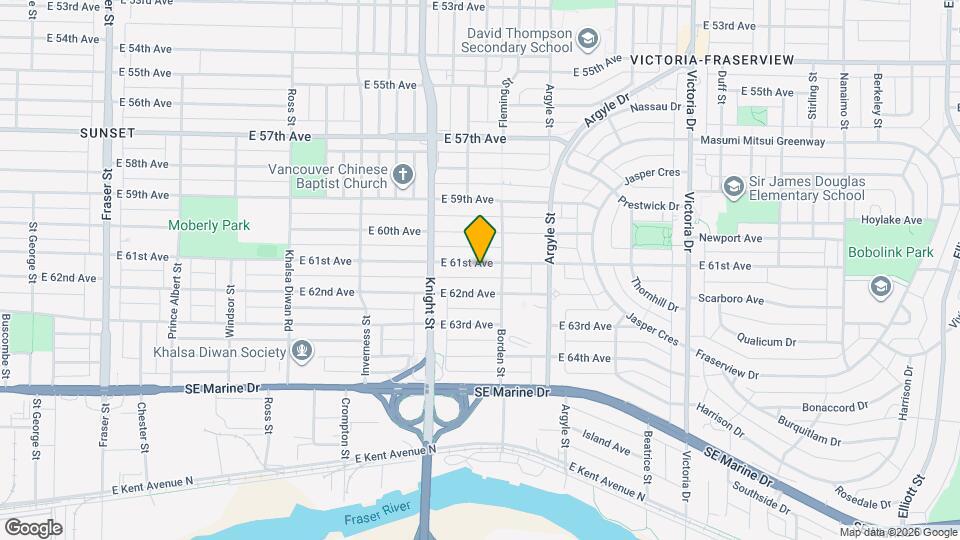 1538 61st Av E Map and Location Details