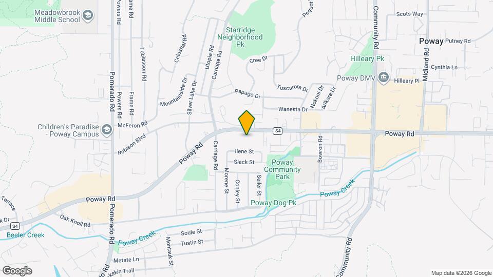 West Village Poway Apartments Map and Location Details