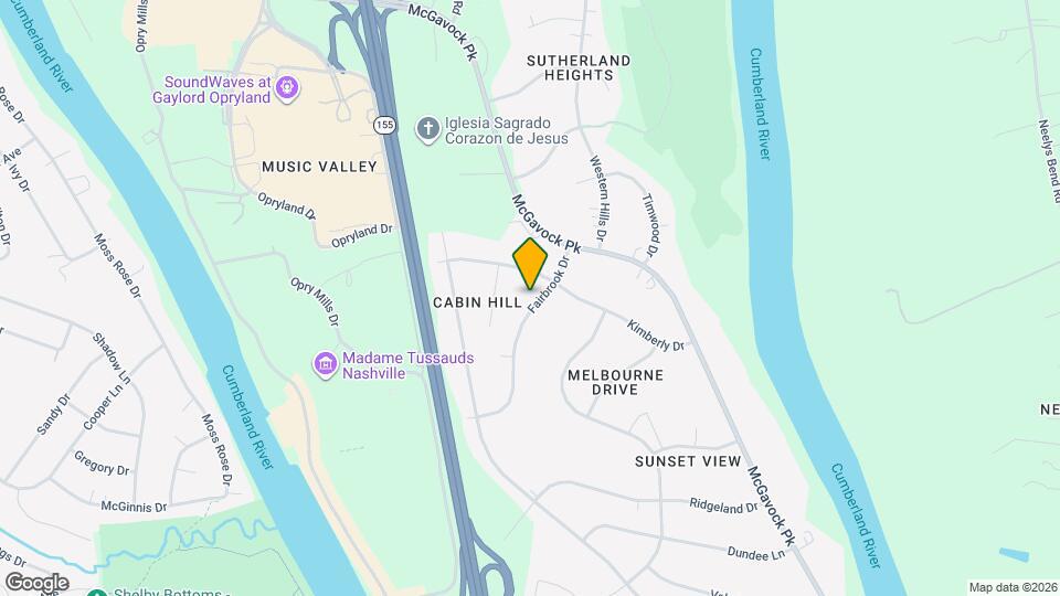 2444 Fairbrook Dr Map and Location Details