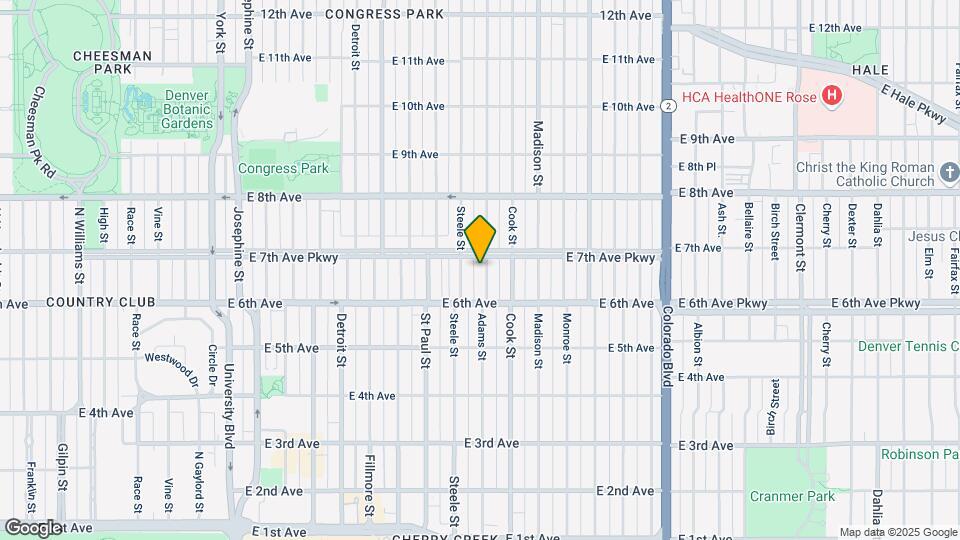 657 Adams St Map and Location Details