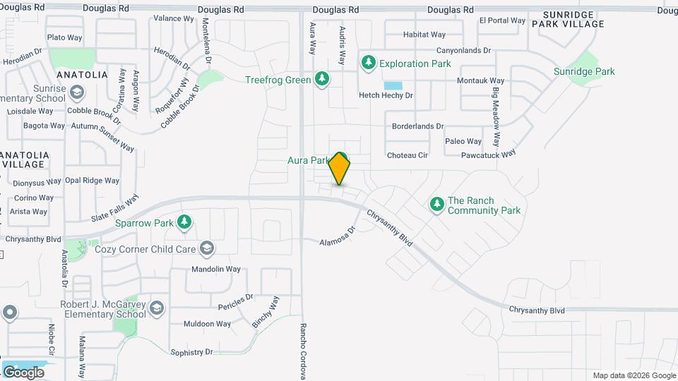 4266 Aura Way Map and Location Details