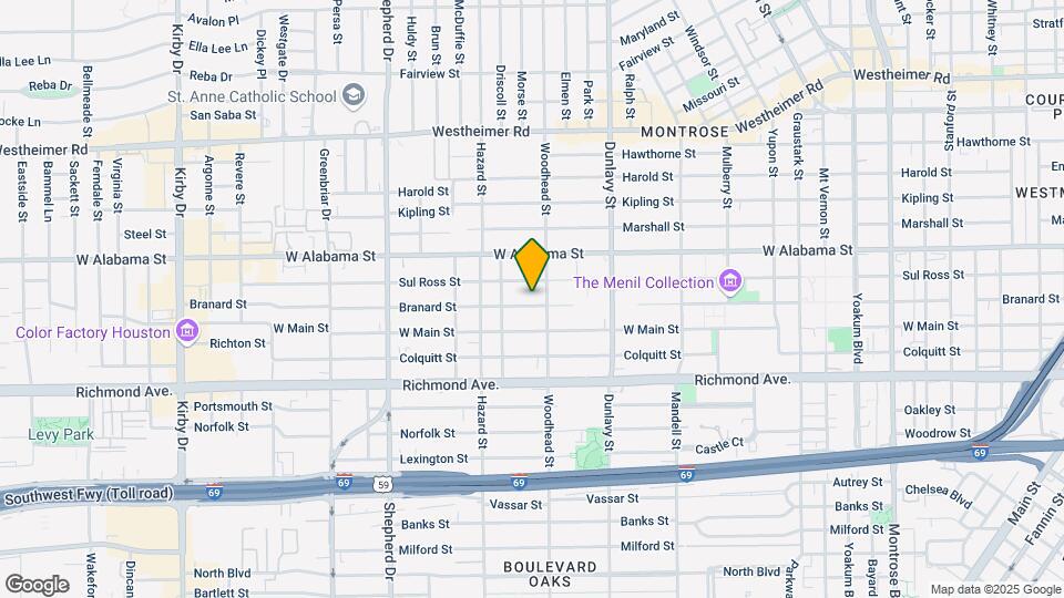 1810 Branard St Map and Location Details