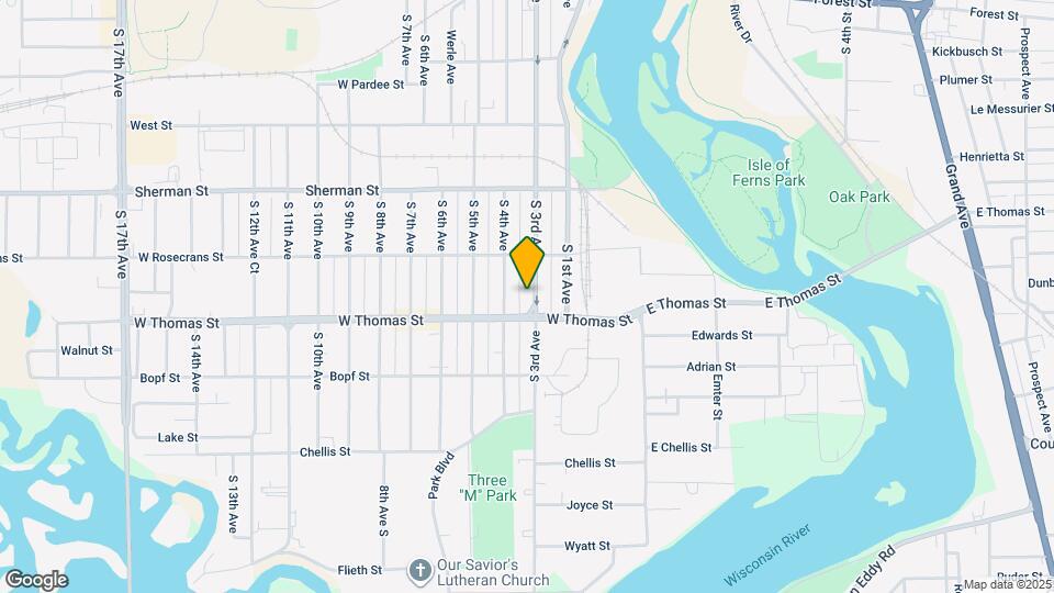 1026 S 3rd Ave Map and Location Details