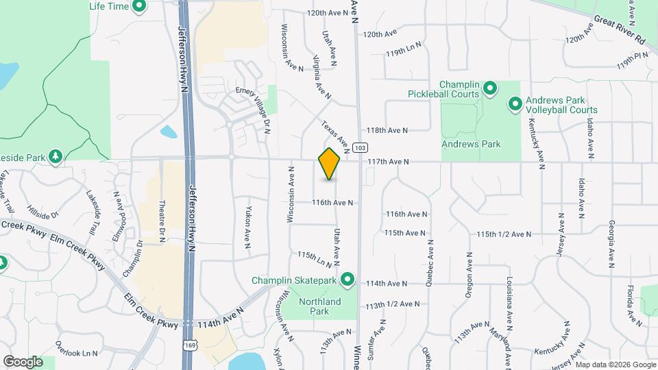 11617 Utah Ave N Map and Location Details