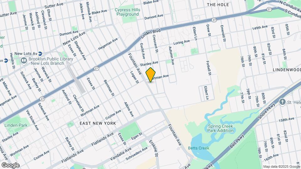 699 Fountain Ave., Brooklyn, NY 11208 Map and Location Details