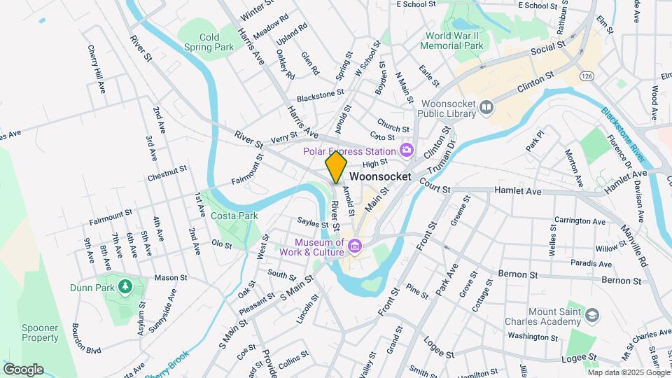 204 River St Mapa y Detalles de la Ubicación