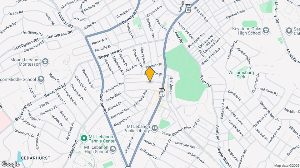 37 Academy Ave Apartments and Nearby Mt. Lebanon Apartments For Rent