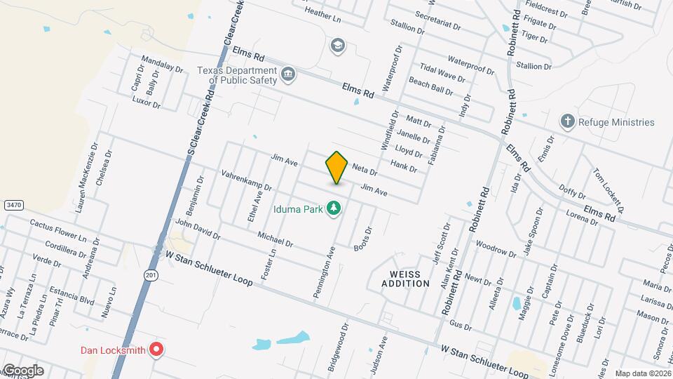 4507 Mildred Ave Map and Location Details