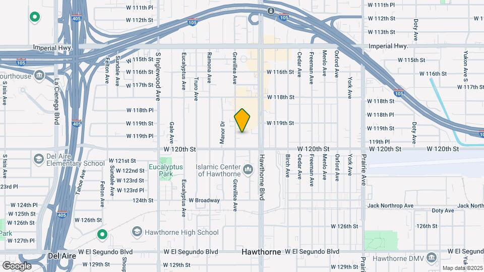 11954 Grevillea Ave Map and Location Details