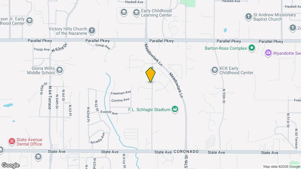 1632 N 59th St Mapa y Detalles de la Ubicación