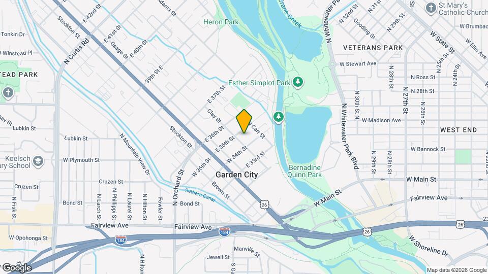 3424 Clay St Map and Location Details