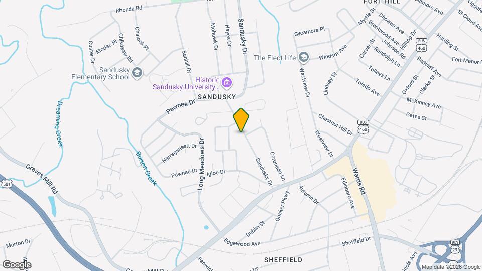 919 Sandusky Dr Map and Location Details