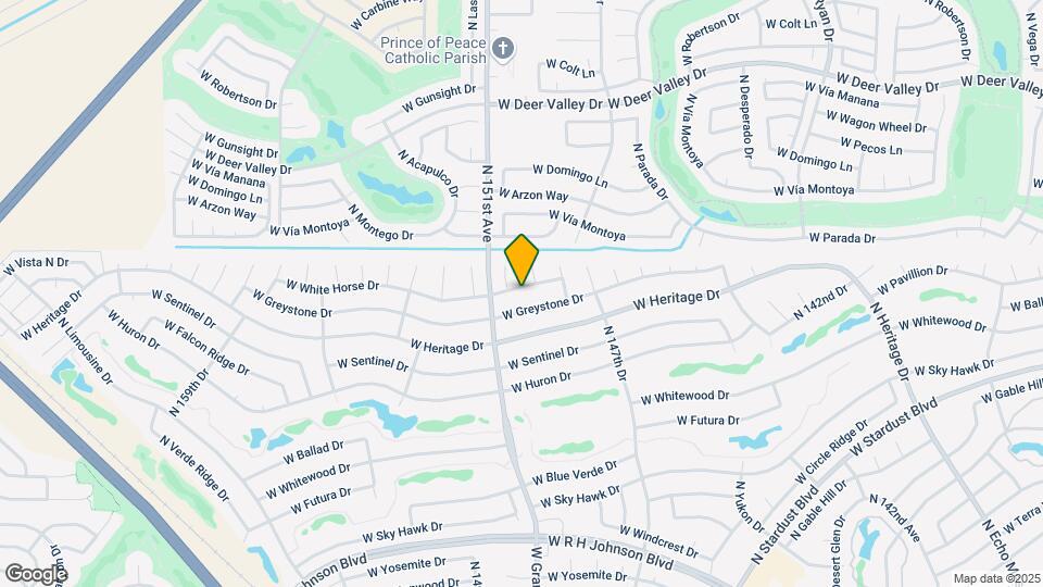 15007 W White Horse Dr Mapa y Detalles de la Ubicación