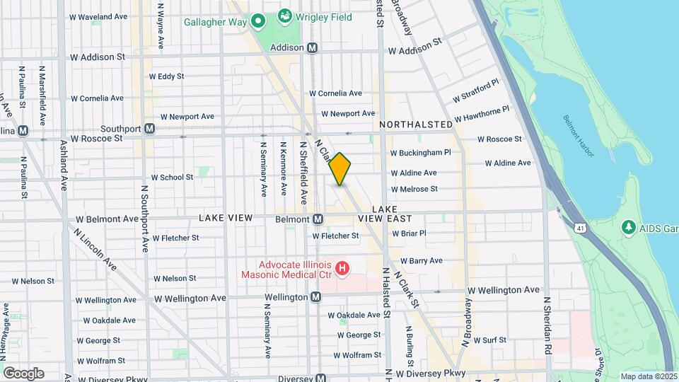 3248 N Clark St Map and Location Details