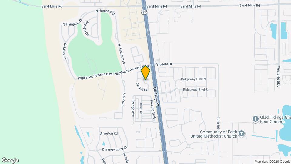 930 Oxford Dr Map and Location Details