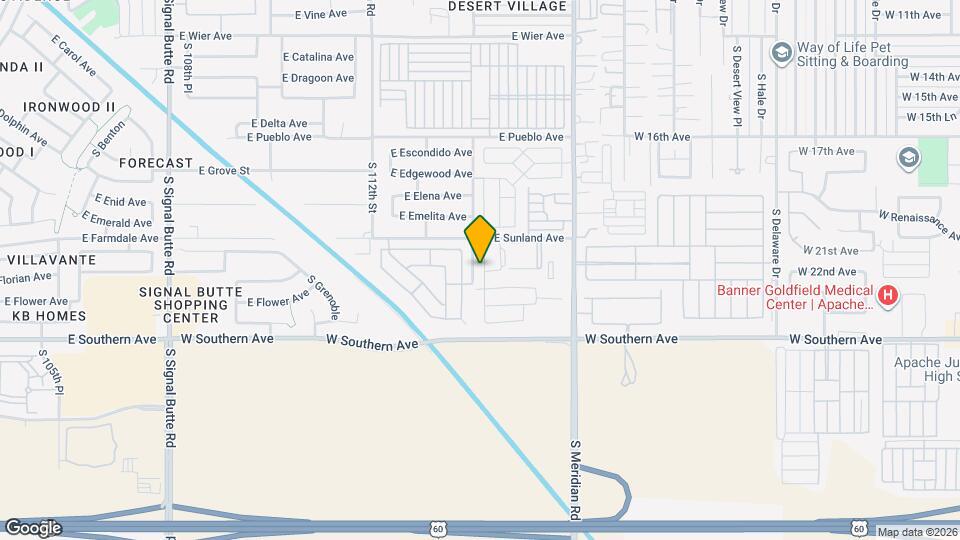 1042 S Clancy Cir Map and Location Details