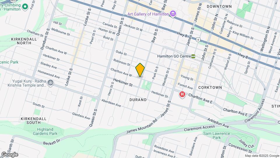 109 Charlton Ave W Map and Location Details