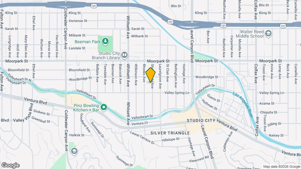 4233 Shadyglade Ave Map and Location Details