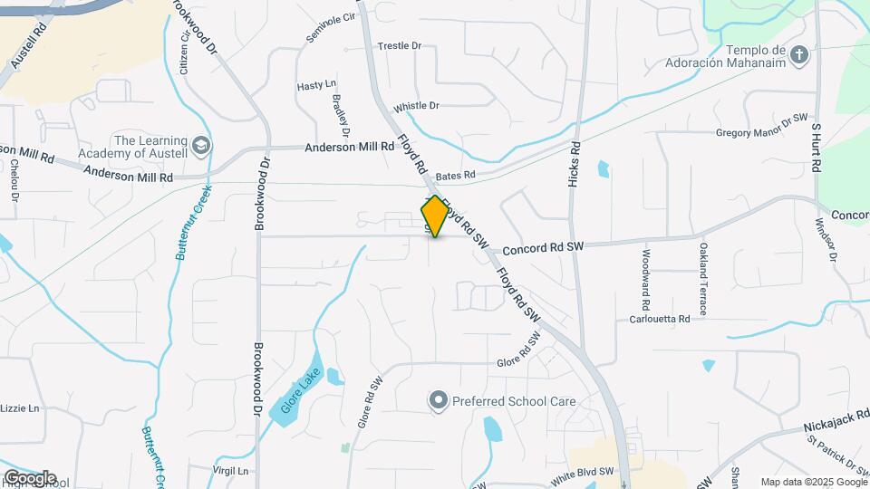 1073-1075 Wisteria Dr SW Map and Location Details