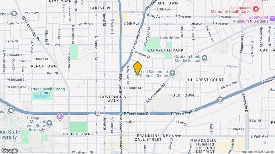 703 N Gadsden St Map and Location Details