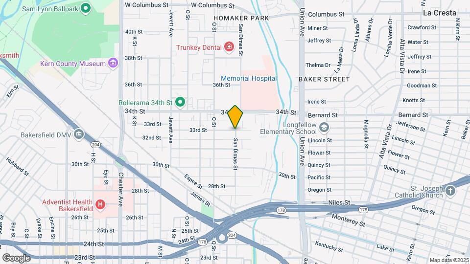 3305 San Dimas St Map and Location Details