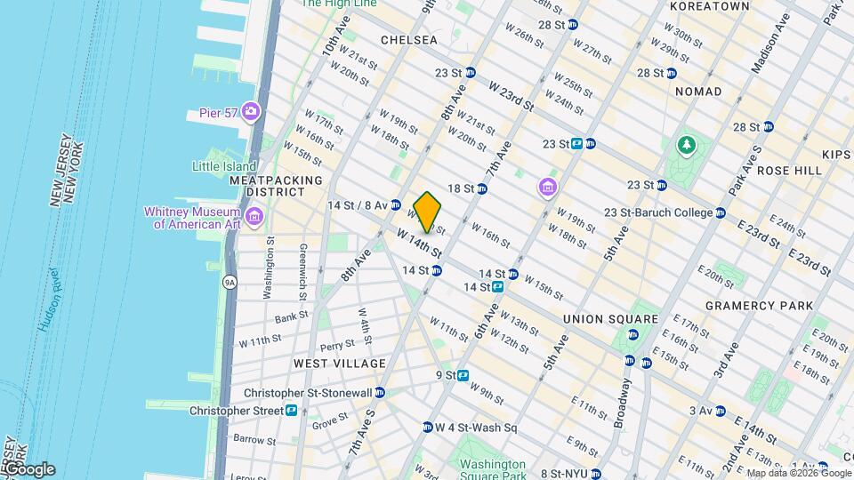 220 W 15th St, Unit 2A Mapa y Detalles de la Ubicación