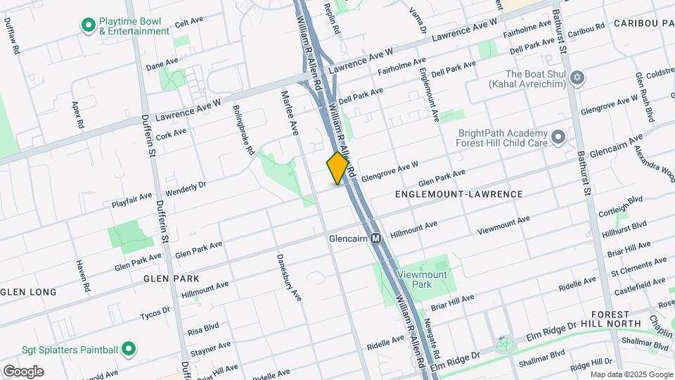 673 Glengrove Ave W Map and Location Details