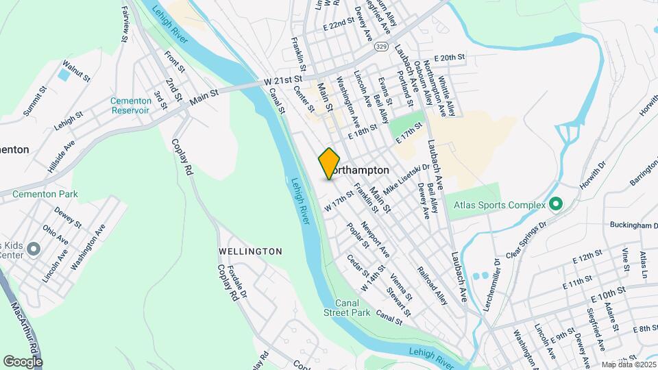 1734 Newport Ave Map and Location Details